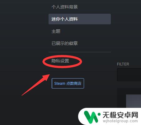 如何更改steam个人资料私密 steam个人资料设置隐私怎么操作