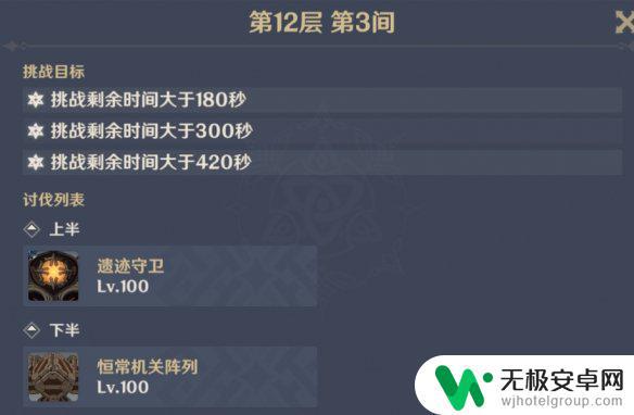 原神2.1深渊12层攻略 原神手游2.1深渊12层通关技巧及攻略分享