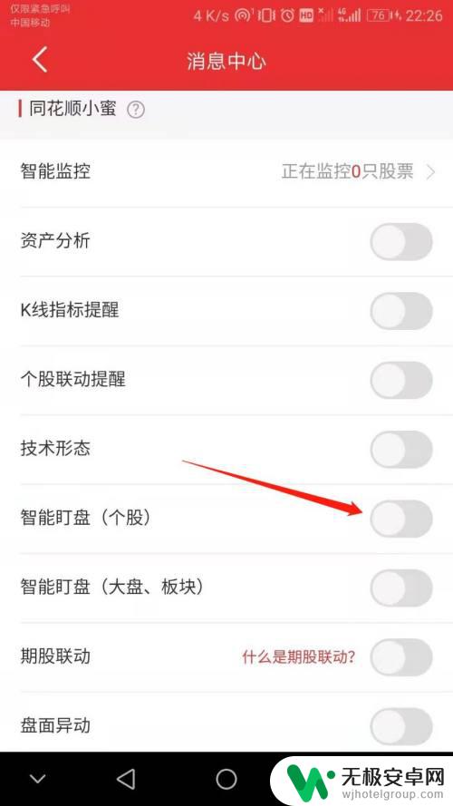 手机同花顺智能盯盘设置 如何设置同花顺智能盯盘消息通知提醒功能