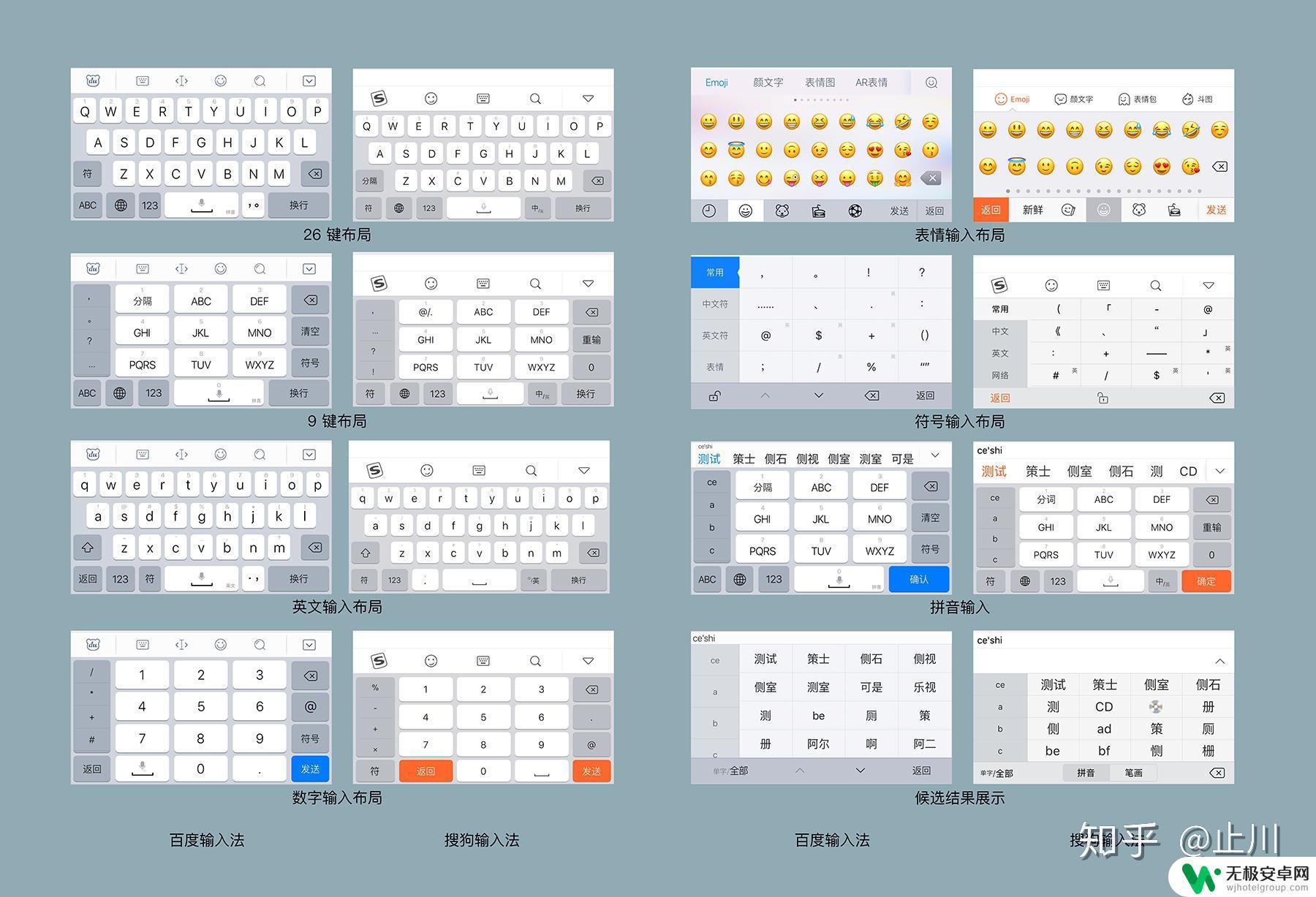 苹果手机打字和安卓不一样 iOS 上的百度输入法和搜狗输入法哪个更好用？