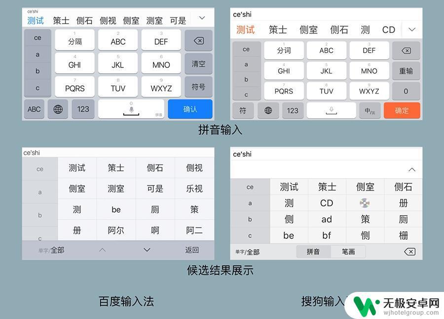 苹果手机打字和安卓不一样 iOS 上的百度输入法和搜狗输入法哪个更好用？