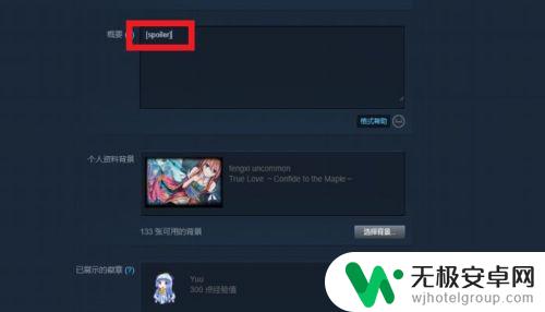 steam怎么隐藏文本 如何在STEAM个人资料界面中添加私密信息？