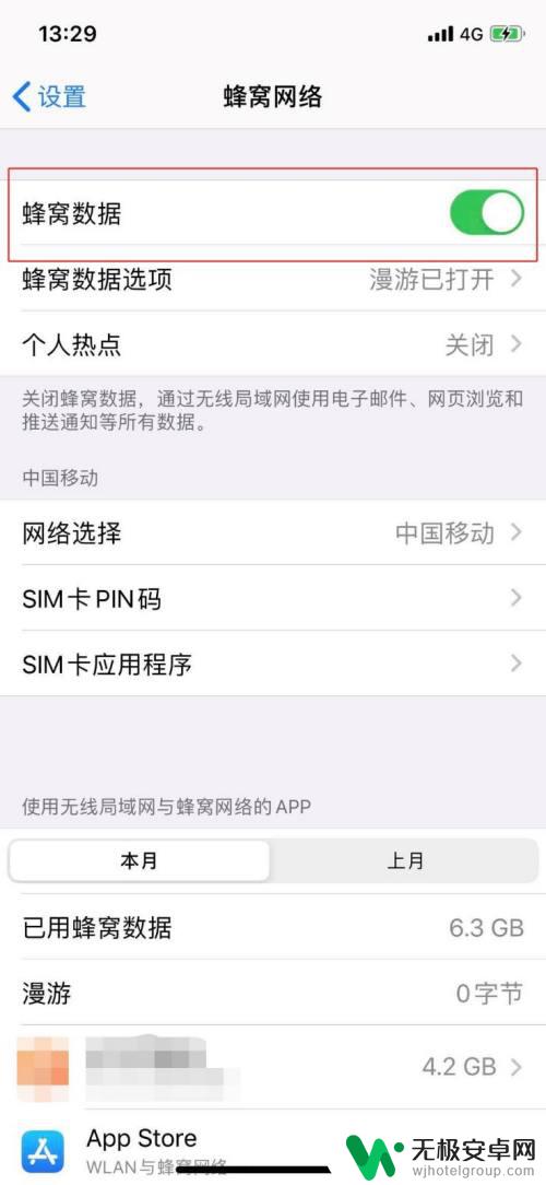 苹果手机咋开流量 苹果手机如何开启数据流量？