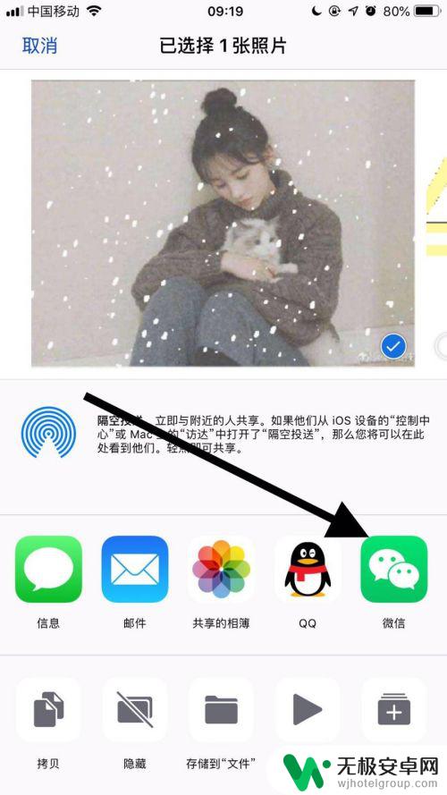 苹果手机的动图怎么发给别人 苹果手机动图分享微信好友步骤