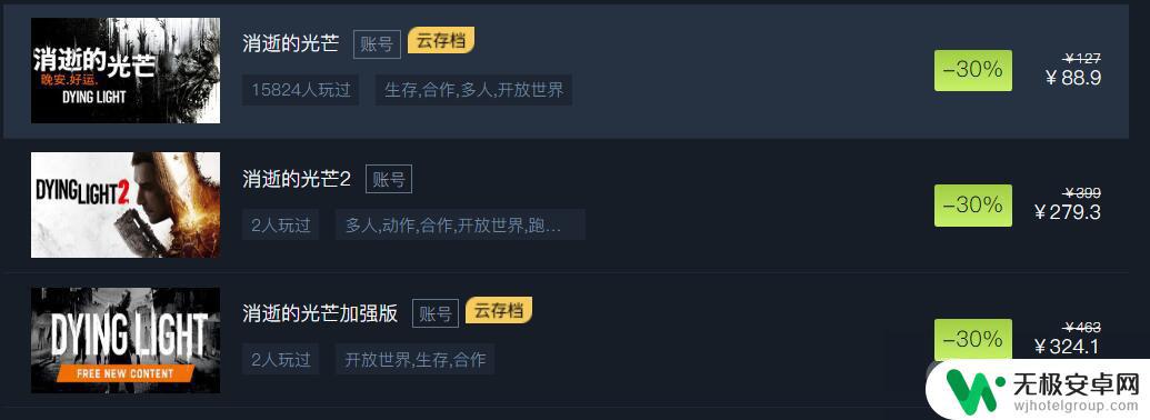 Steam消逝的光芒价格：探究消逝的光芒价格是否有优惠活动