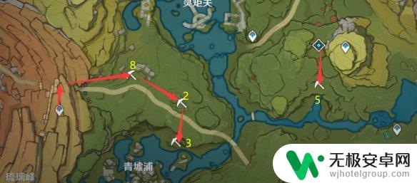 原神望风山地白铁矿位置 《原神》白铁矿最佳采集路线