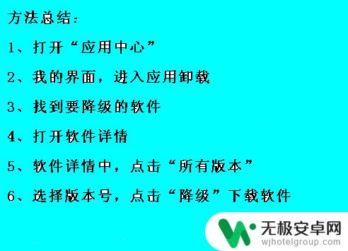 苹果手机的app如何降级 如何将手机APP版本降级