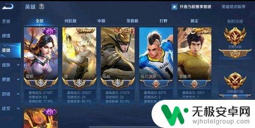 王牌战士怎么看熟练度 王者荣耀进游戏的各种标识