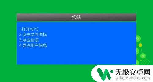 手机wps抬头怎么设置 WPS文字批注抬头名称的修改方法