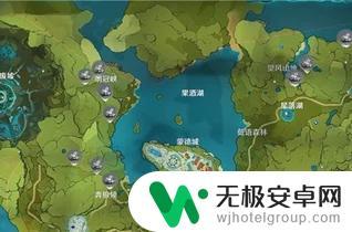 原神矿多的位置 原神矿石分布地图