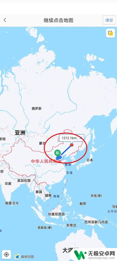 手机地图上如何测距离 高德地图如何使用测距工具测量距离步骤