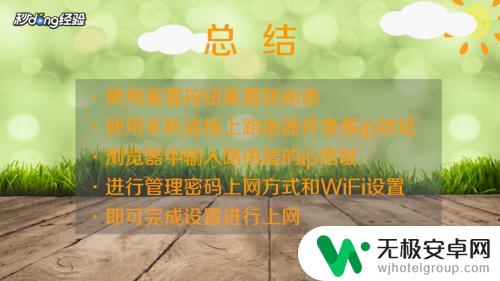 手机上如何重新设置路由器 手机如何重新设置Wi-Fi路由器