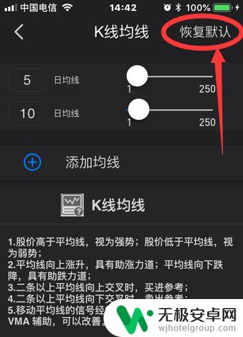 手机如何设置三日k线图 手机同花顺K线均线显示设置