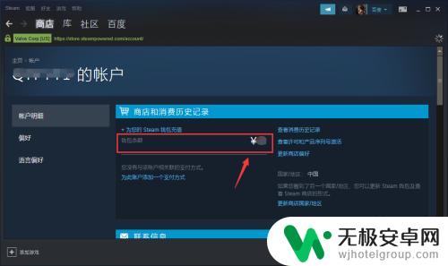 手机steam怎么查看余额 怎么在Steam上查看钱包余额