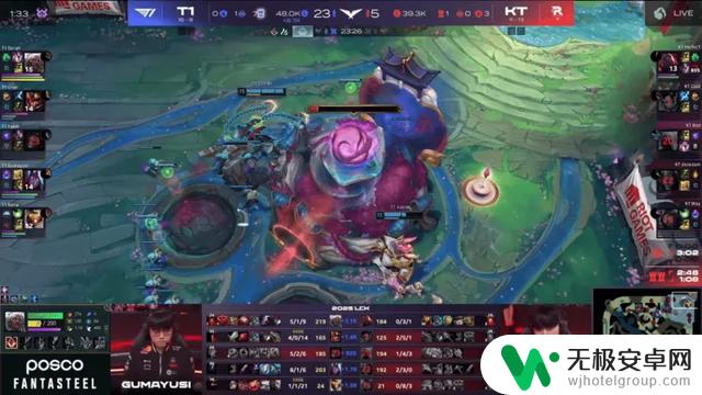 2025LCK第三赛段：T1以2比0战胜KT