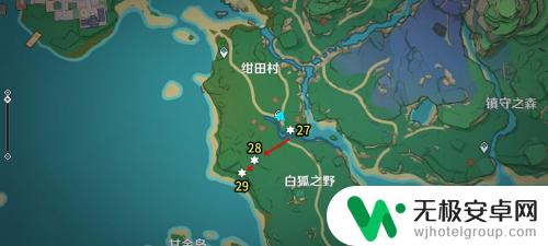 原神白野之狐地下雷神瞳 原神稻妻白狐之野雷神瞳怎么收集