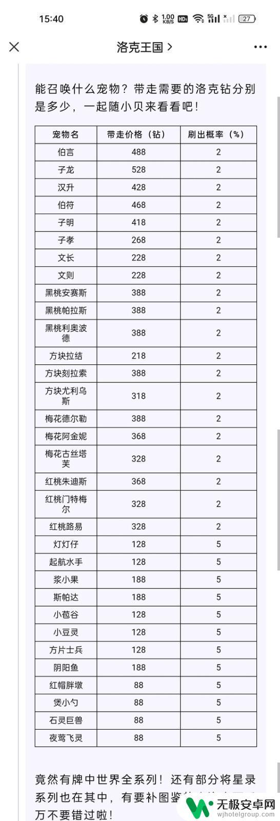 洛克王国爱德华的召唤推荐 《洛克王国》爱德华召唤攻略分享