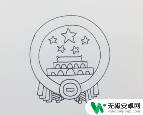 国徽图片手绘 如何画国徽的简笔画