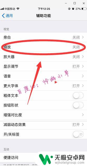 苹果手机界面缩小 苹果手机屏幕缩放功能怎么打开