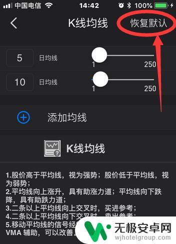 同花顺软件手机怎么设置 手机同花顺K线均线显示设置