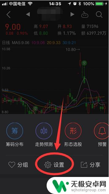 同花顺软件手机怎么设置 手机同花顺K线均线显示设置