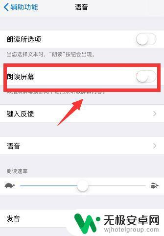 如何苹果手机读屏 iPhone 如何关闭屏幕朗读功能