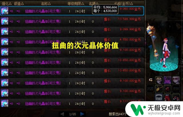 DNF：赌狗这下哭了！9.23巴卡尔周竞拍刷新，次元晶体让玩家自闭