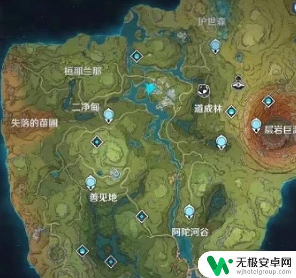 原神纳塔地图全貌 《原神》地图全貌七国一览攻略