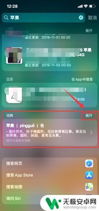 苹果手机怎么选词语 iOS 11词典功能详解