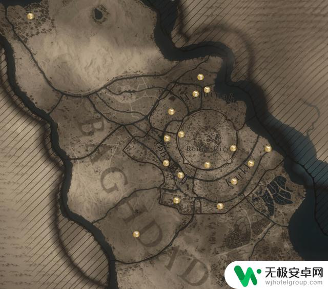 《刺客信条：幻景》地图收集标注 鸟瞰点收集品商人位置地图指引