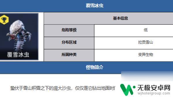 星球重启覆雪冰虫哪里有 星球重启覆雪冰虫掉落