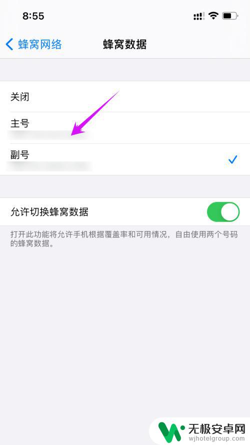 苹果手机两个卡怎么设置流量用哪个卡 苹果双卡如何设置流量使用哪个卡