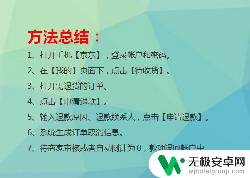 京东手机如何自动下单退款 京东购物退款申请步骤