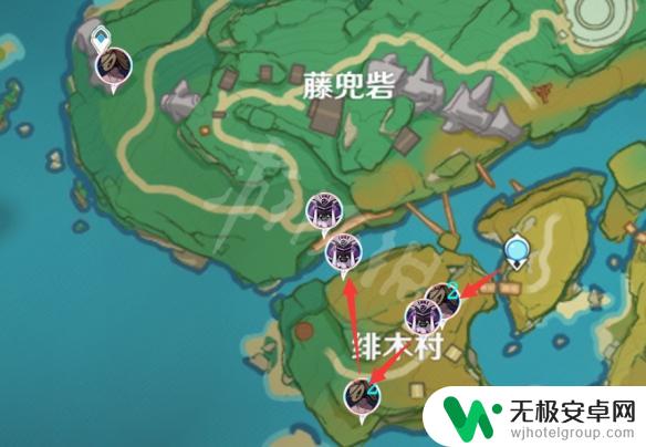 原神 刀镡 刀镡采集路线图分享