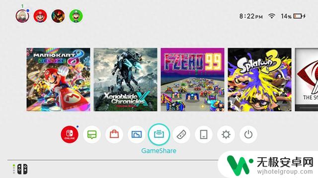 任天堂发布Switch V20.0.0更新：新增游戏共享和系统迁移功能