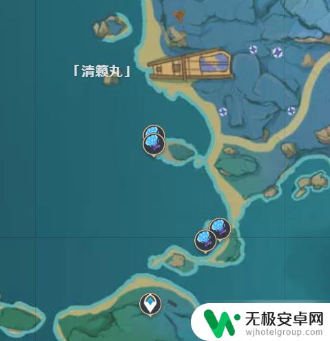 海灵芝原神位置图 原神海灵芝分布图