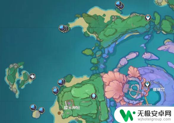 海灵芝原神位置图 原神海灵芝分布图