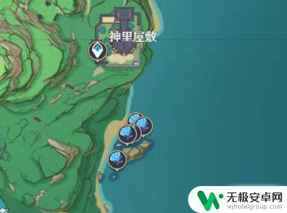 海灵芝原神位置图 原神海灵芝分布图