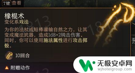 博德之门3兽王猎 博德之门3戏法技能有哪些